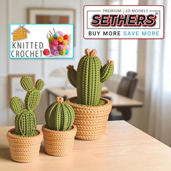 Cactus plants | Crochet Knitted