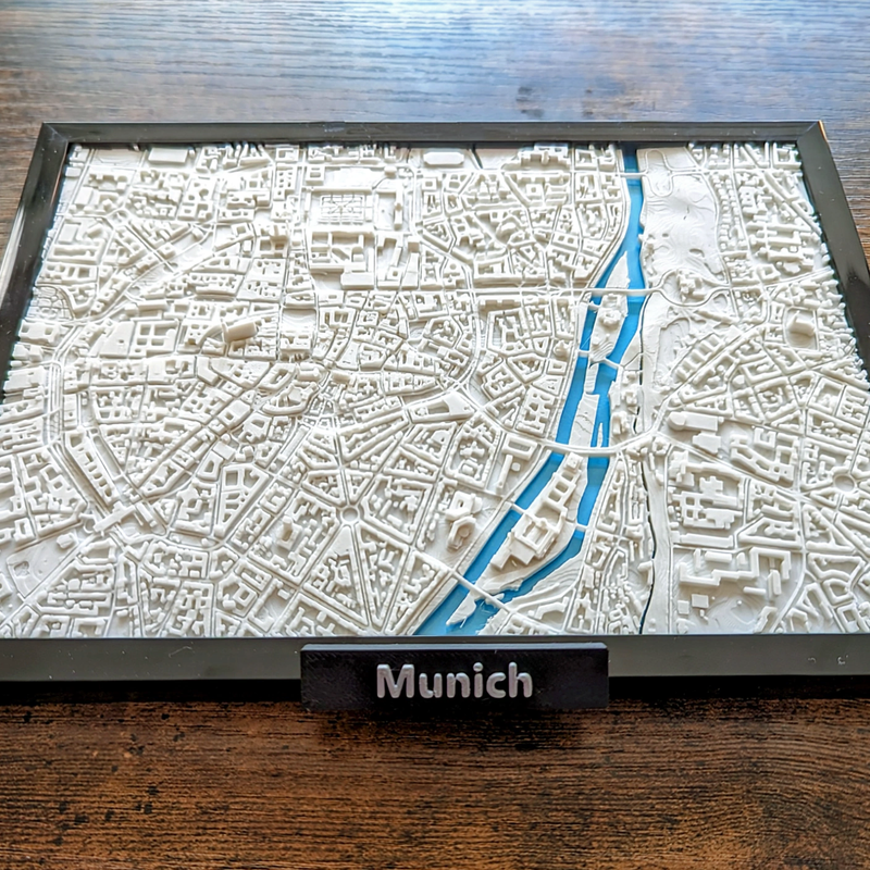 3D City Frames – Munich Germany | 3D Printer Model Files