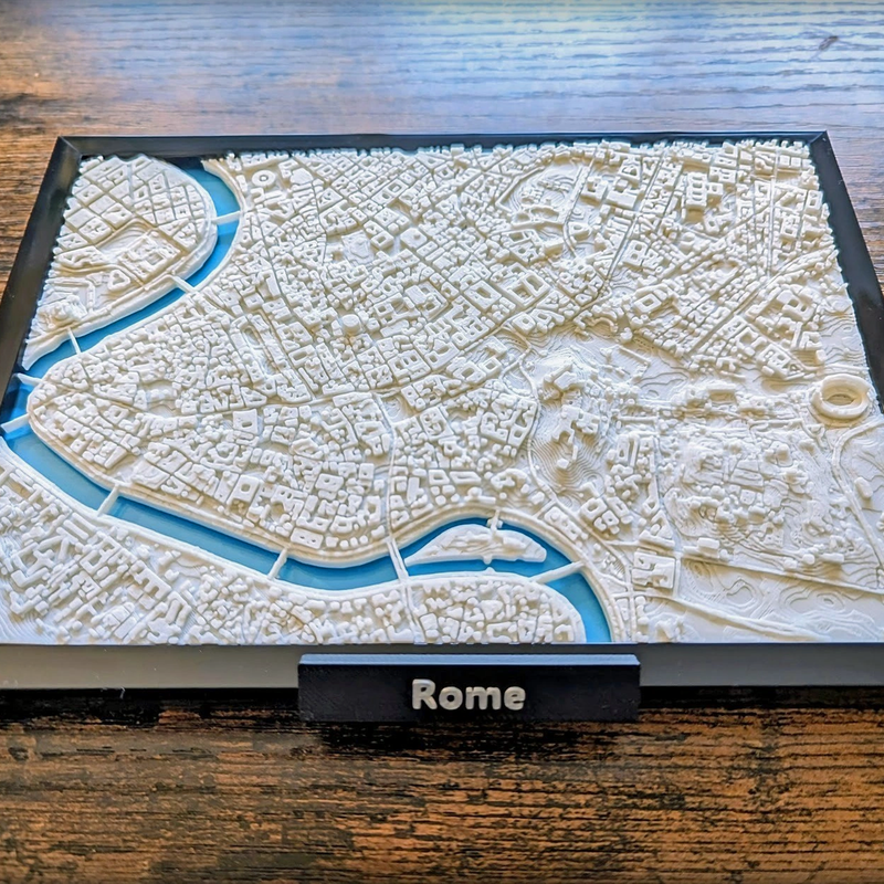 3D City Frames – Rome Italy | 3D Printer Model Files