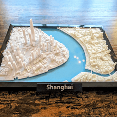 3D City Frames – Shanghai China | 3D Printer Model Files