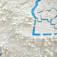 3D City Frames – Tokyo Japan | 3D Printer Model Files