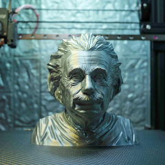 Albert Einstein Headphone Stand | 3D Printer Model Files
