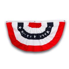 American Flag | Pleated Bunting Banner | Outdoor Premium Series