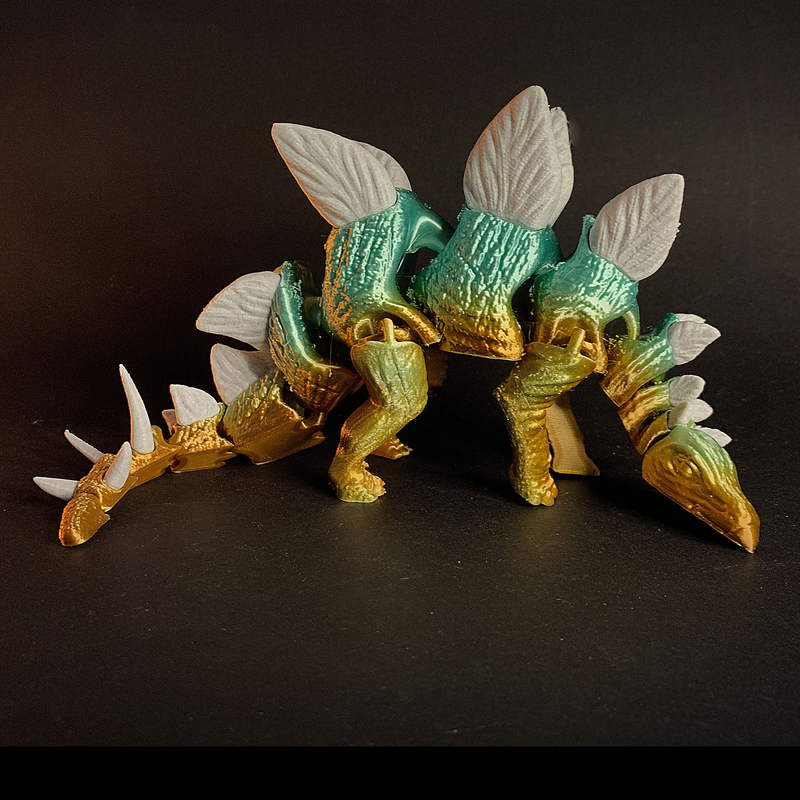 Articulated Dinosaur Stegosaurus | 3D Printer Model Files