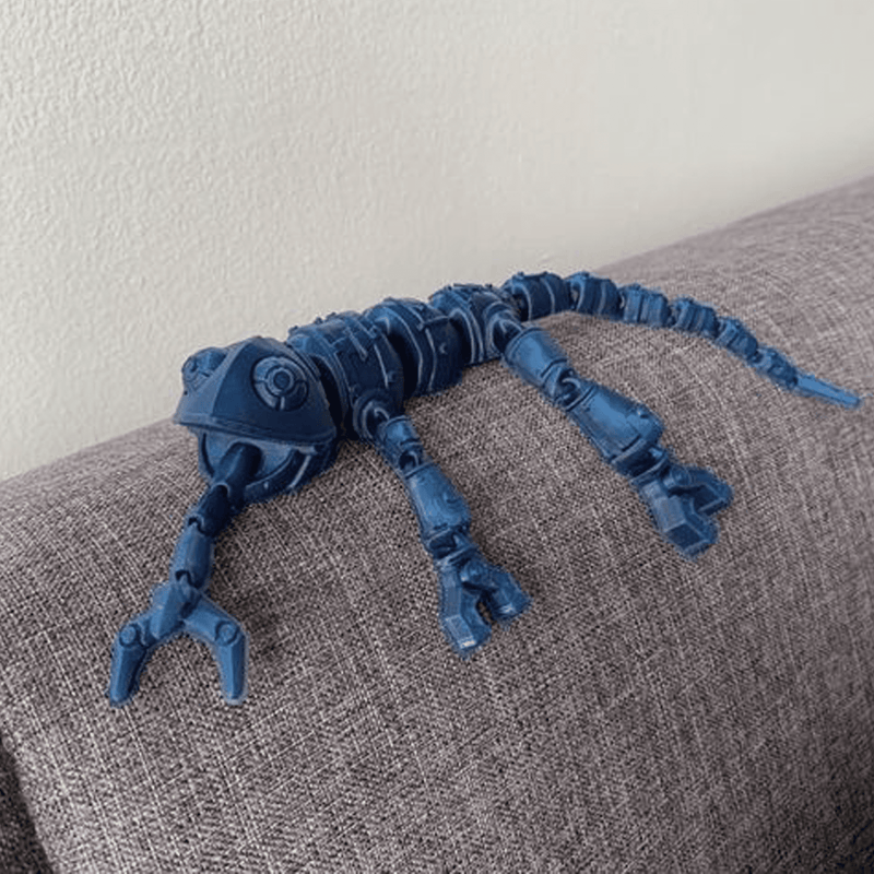 Articulated Mechanical Chameleon | 3D Printer Model Files