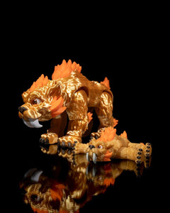 Articulated Saber Toothed Tiger | 3D Printer Model Files