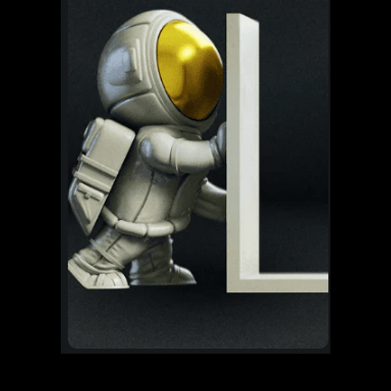 Astronaut Bookend | 3D Printer Model Files