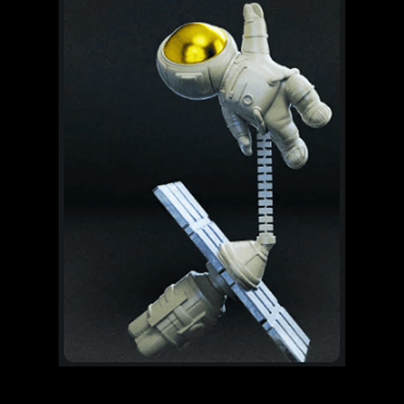 Astronaut Photo Holder | 3D Printer Model Files