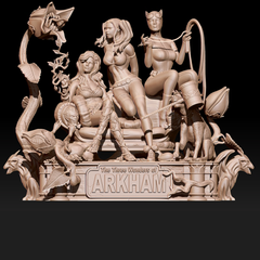 Batman Female Villains of Arkham Knights  | 3D Printer Model Files