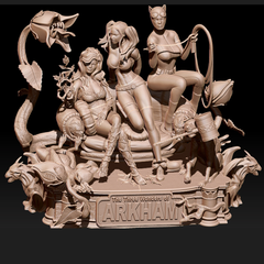 Batman Female Villains of Arkham Knights  | 3D Printer Model Files