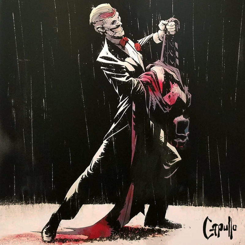 Batman Greg Capullo Joker Dancing | HueForge 3D Filament Painting