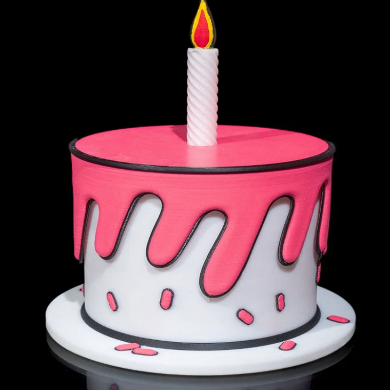Birthday Cake Container | 3D Printer Model Files