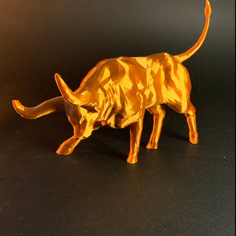 Bull - Low Poly | 3D Printer Model Files
