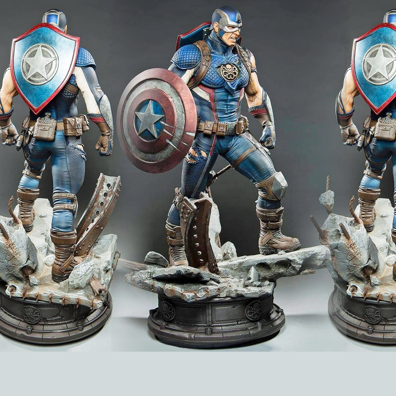 Captain America Statue | 3D Printer Model Files