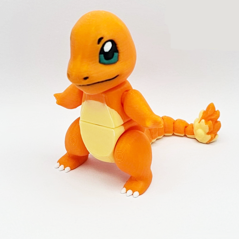 Charmander Pokemon Articulated | 3D Printer Model Files