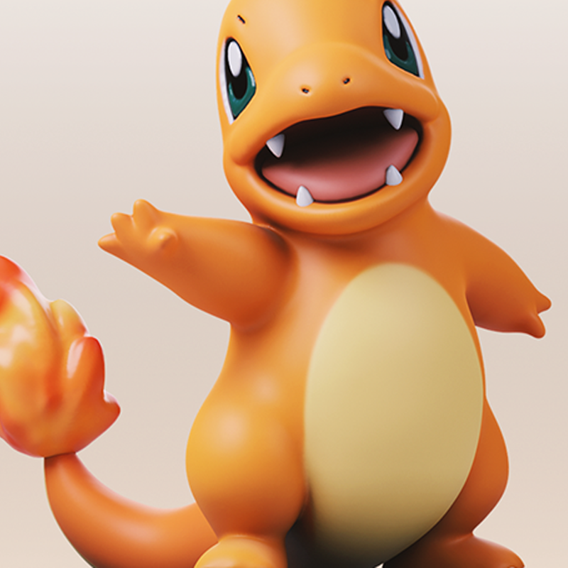 charmander Pokemon Figure | 3D Printer Model Files