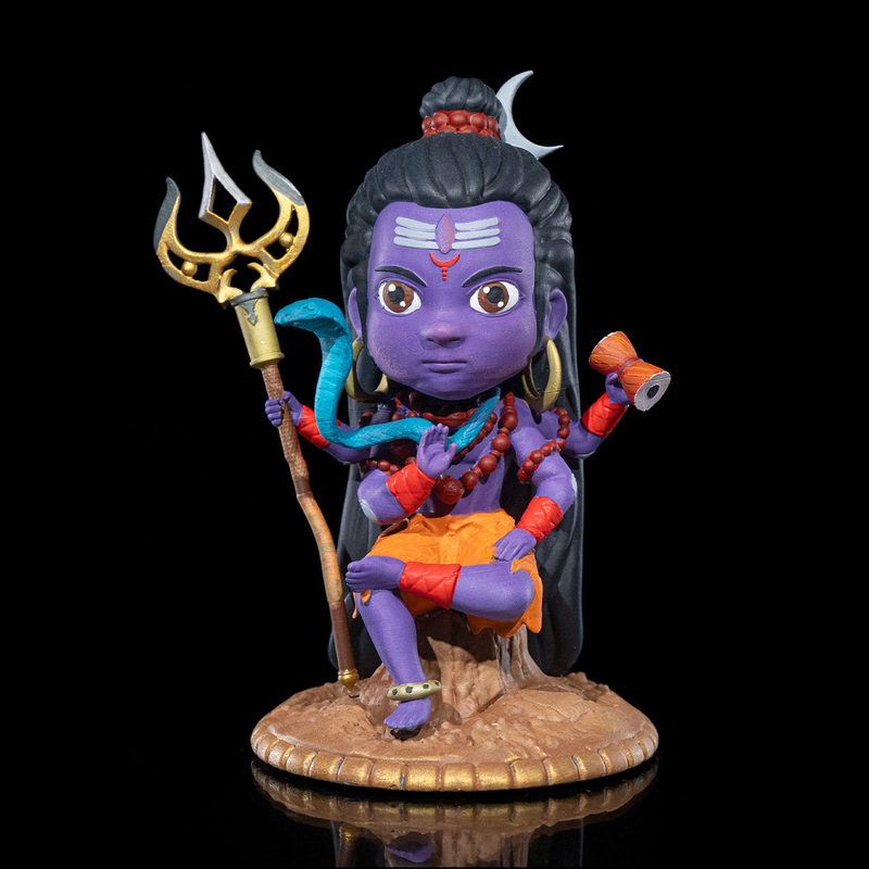 Chibi Shiva - The Destroyer Cute  | 3D Printer Model Files