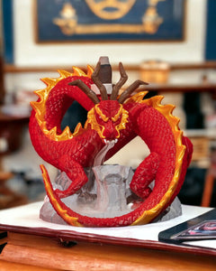 Chinese Dragon Backflow Burner Incense Holder | 3D Printer Model Files