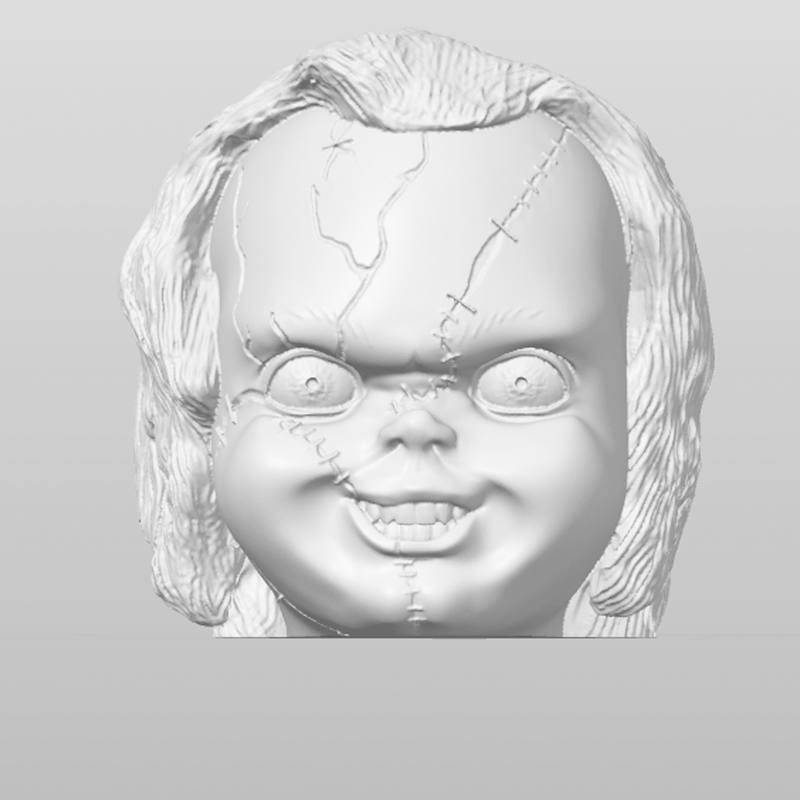 Chucky Headphone Holder Statue | 3D Printer Model Files