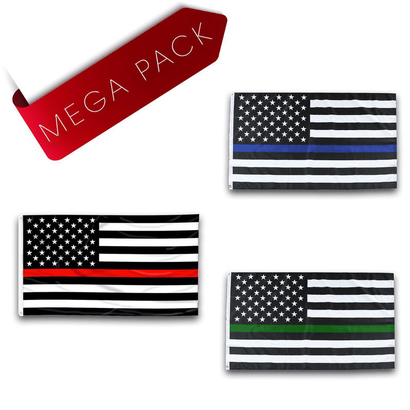 Cloth Flags Thin Line - Mega Pack for Patriots - USA Made