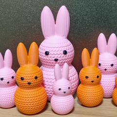 Easter Bunny Crochet Decor | 3D Printer Model Files