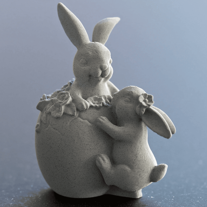 Easter Bunny in Egg | 3D Printer Model Files