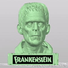 Frankenstein Bust Boris Karloff  | 3D Printer Model Files