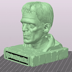 Frankenstein Bust Boris Karloff  | 3D Printer Model Files
