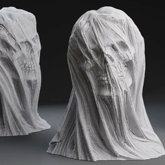 Ghost Bride Statue | 3D Printer Model Files