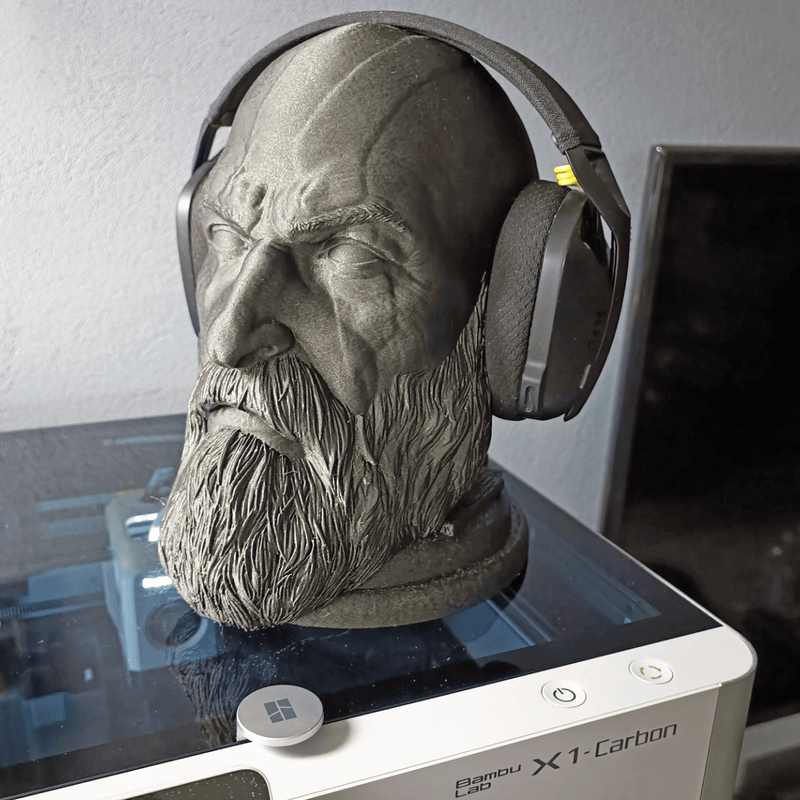 God of War Kratos Headphone Stand | 3D Printer Model Files