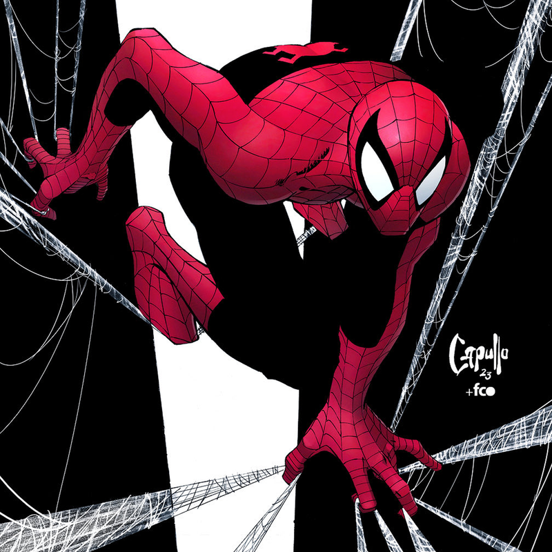 Greg Capullo Spiderman | HueForge 3D Filament Painting