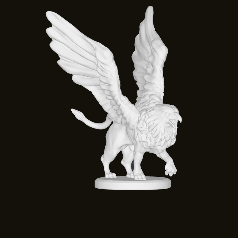 Griffin Statue Figure | 3D Printer Model Files