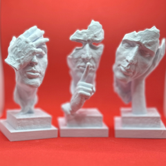 Hear Speak See No Evil Statues | 3D Printer Model Files