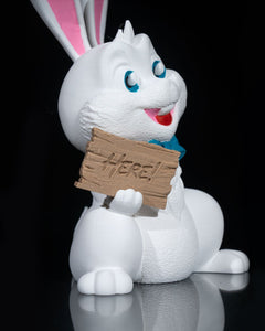 Here! Bunny Sign | 3D Printer Model Files
