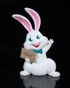 Here! Bunny Sign | 3D Printer Model Files