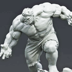Incredible Hulk Statue | 3D Printer Model Files