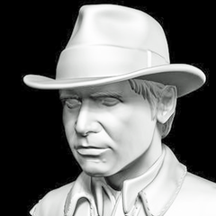 Indiana Jones Bust | 3D Printer Model Files
