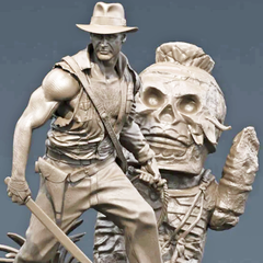 Indiana Jones Statue | 3D Printer Model Files