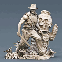 Indiana Jones Statue | 3D Printer Model Files