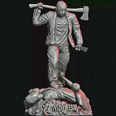 Jason Voorhees Friday the 13th Statue | 3D Printer Model Files