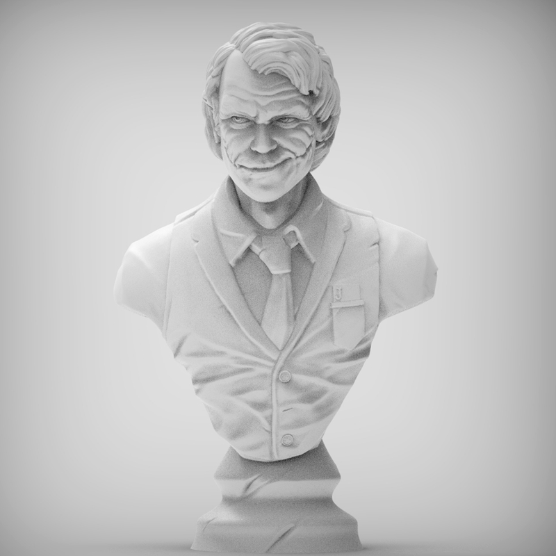 Joker Heath Ledger Batman Bust | 3D Printer Model Files