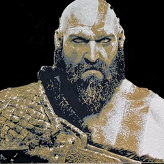 Kratos God of War | HugForge 3D Filament Painting Model File