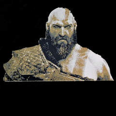 Kratos God of War | HueForge 3D Filament Painting Model File