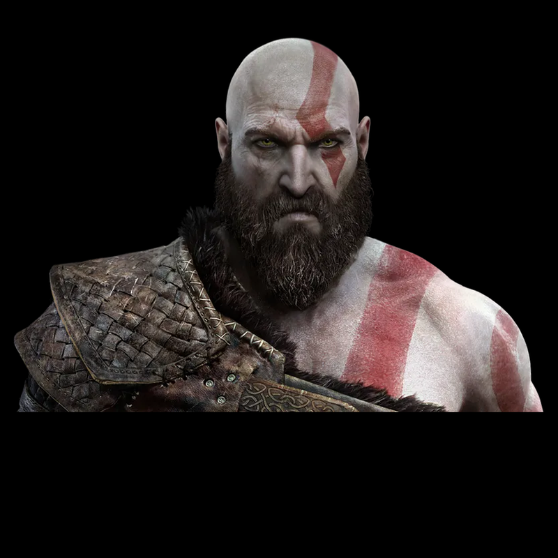 Kratos God of War | HueForge 3D Filament Painting Model File