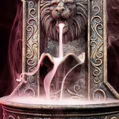 Lion Fountain Backflow Burner Incense Holder | 3D Printer Model Files