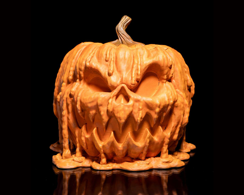 Melting Pumpkin Candy Bowl for Halloween 7