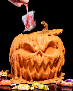 Melting Pumpkin Candy Bowl for Halloween 7"