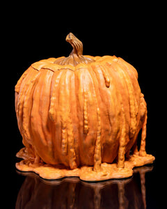Melting Pumpkin Candy Bowl for Halloween 7"