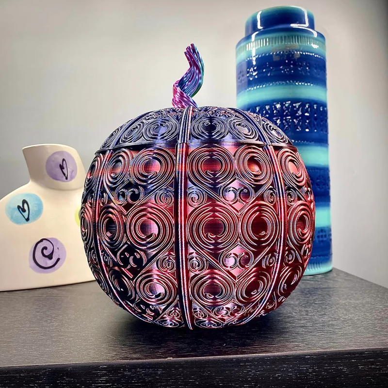Modern Pumpkin Candy Bowl | 3D Printer Model Files