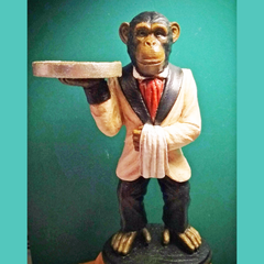 Monkey Ape Butler Statue | 3D Printer Model Files